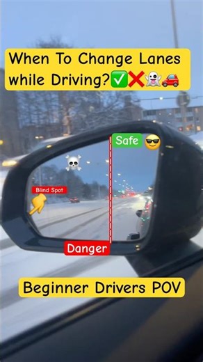 🚘 | Changing lanes is dangerous if you don't know how to do it. #cardriving #shorts