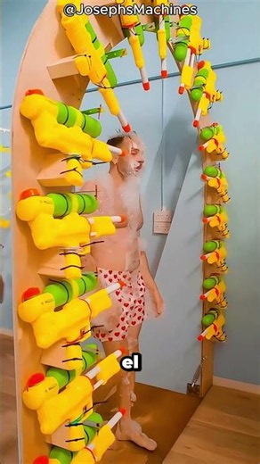 ¡La máquina milagrosa del perezoso! 🛁🤖