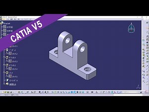 CATIA-V5-オリジナル練習問題-Bracket