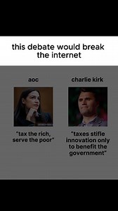 DebateArena on Instagram: "Debate against your friends or 50+ AI personas on any topic using our website - debatearena.app  LINK IN BIO #debate #taxes #aoc #charliekirk"