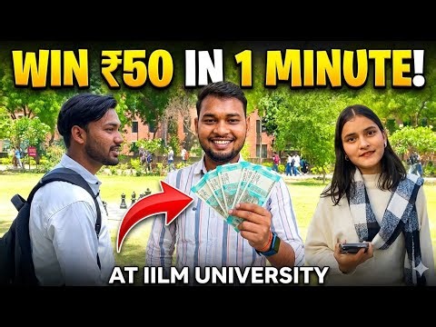 Part 2 😱Answer in 1 Minute & Win ₹50! 💸 (College Challenge) || Iilm University