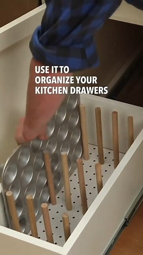 40K views · 64 reactions | This peg board storage hack is genius. #storage #storagetips #diy #kitchen #fbreels #igreels | Family Handyman | Facebook