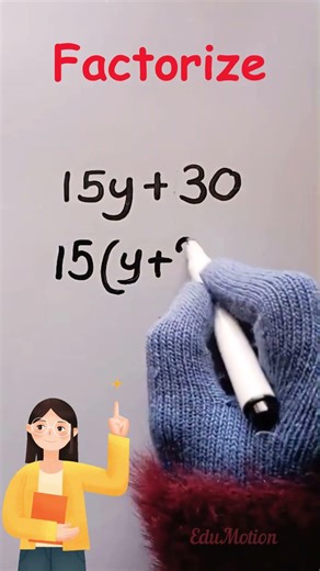 Factorize Algebra Fast #maths #shorts #easylearning #mathstricks #learnmath #education #mathshorts