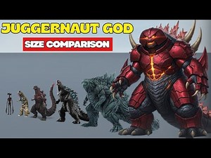 Krakenborn Godzilla The Real Size of All Monsterverse | 3D Comparison