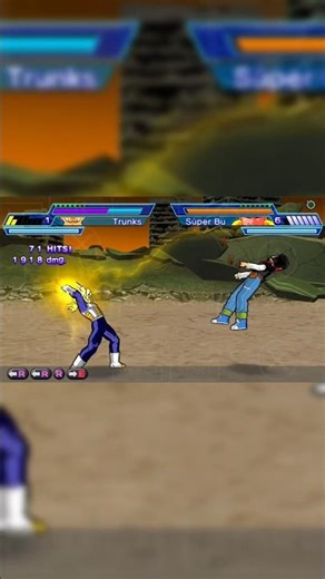 Trunks Cancel Combos | DBZ SHIN BUDOKAI 2 #budokai #shinbudokai #dbzcombo #dbz #shorts #ppsspp