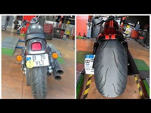 #Harley-Davidson #VRod #MuscleCruiser #280tire #Custom By Top Wheels Auto