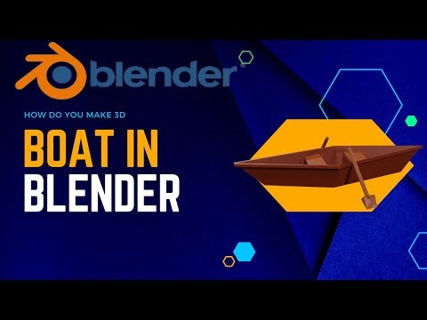 Blender Tutorial: Creating a Realistic 3D Boat Model from Scratch| Blender tutorial
