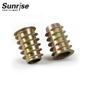 [Hot Item] Furniture Wood Insert Nut M5 M6 M8 Threaded Inserts for Wood