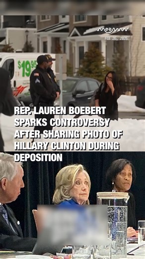 Rep. Lauren Boebert Sparks Controversy After Sharing Photo of Hillary Clinton During Deposition A closed-door deposition turned into a public political fight after Rep. Lauren Boebert took an authorized photo of Hillary Clinton during her House Oversight deposition and shared it with conservative commentator Benny Johnson, who posted it online. The hearing was reportedly paused once the leak was discovered, sparking a backlash over fairness, decorum, and whether these high-profile depositions sh