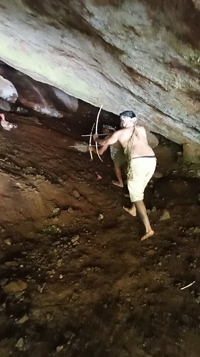 20K views · 137 reactions | Hunting in a dark cave #costume #holidayevent | Deden Real | Facebook