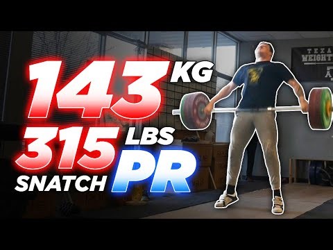 Zack Telander 315lb/143kg Snatch