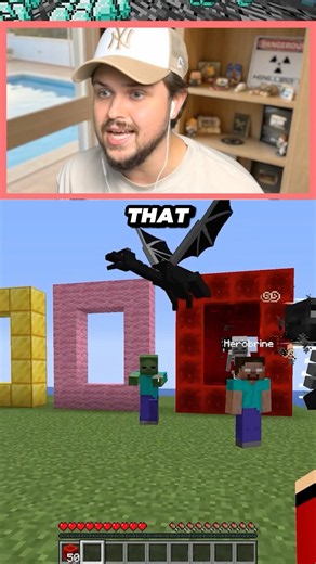 Who Built The Best Portal? 😱 - Minecraft Animation #shorts