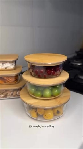 503 reactions · 15 shares | 3pcs transparent glass food container set with airtight wooden lid . 1650tk | Sadi’s Collections | Facebook
