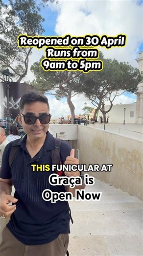 Lisbon Funicular NOW OPEN, Graça, Lisbon 🇵🇹 2026