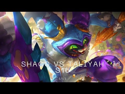 SHACO vs TALIYAH S16 : Je l'ai rendue FOLLE en Jungle ! 🤡 (Counter invad)