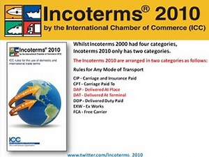 New Incoterms 2010 Part 1 - New terms and Structure