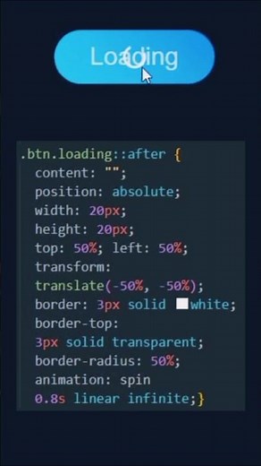 Smooth Loading Animation Using HTML & CSS | JavaScript