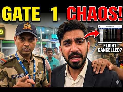 Flight Delayed & Airport Turns into CHAOS 😱 | Angry passengers Everywhere!
