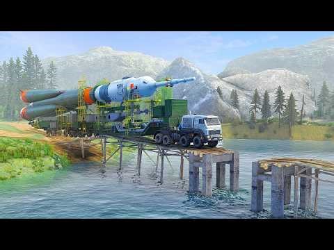 EXTREME Truck Stuck on TREACHEROUS Bridge Moment