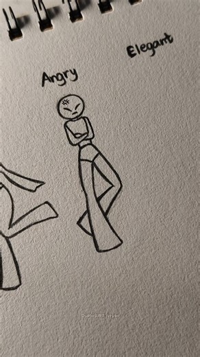 DulfoART Style on Instagram: "How to draw stickman body Tutorial✏️(cute, angry,elegant) #drawing #tutorial #howtodraw #sketch #fblifestyle #art #reels #fyp #draw #foryoupageシ"