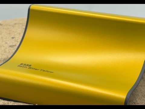 3M 2080 S335 Satin Bitter Yellow – – Vinyl Wrap for Boats & Cars