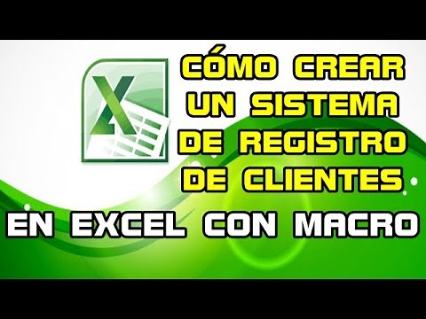 SISTEMA DE REGISTRO DE CLIENTES EN EXCEL CON MACRO