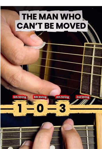 the man who can’t be moved guitar tutorial - the script