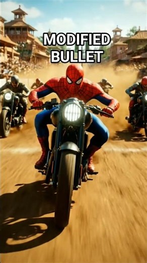 Spiderman modified bullet 🖤#shorts #trendingshorts #bulletlover