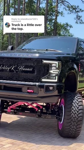 Custom Ford F250 Truck with Personalized Name | Extra Touch