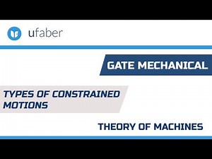 Types of Constrained Motions - Theory of Machines - GATE Mechanical