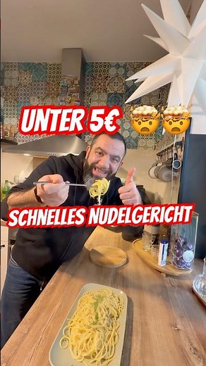 Schnelles Nudel Rezept für unter 5€ 🤯