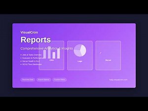 VisualCron: How to use the Job Report task