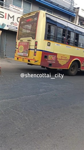Yellow Bus ( Tenkasi 🔁 Papanasam )
