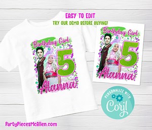 Editable Zombies 2 Birthday Shirt, Zombies 2 Printable Shirt, Zombies 2 Birthday Shirt, Addison and Zed Shirt File - Etsy Canada