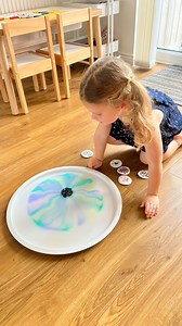 For our Sunday Showcase this week we are sharing this super simple STEAM idea from @raisinglittlejess. All you need are some cotton pads, felt tips and a PlayTRAY filled with water. 💦 . First decorate your cotton pads with felt tips and then place them in water and watch the colours stream out! This one is so great for encouraging kids to experiment with patterns and colours and see what effects can be created. . Top tips are to change the water regularly to get the best effect and hold the fel