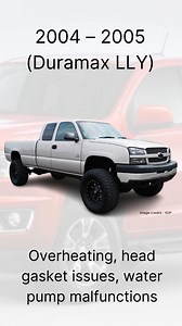 Duramax Years to Avoid and Why The Duramax diesel engine, renowned for its power and reliability, has powered countless Chevrolet Silverado and GMC Sierra trucks. However, like any engine, the Duramax has had its share of issues. #duramax #yearstoavoid #cars #duramaxproblems #duramaxIssues #duramaxengine #trends | Way.com