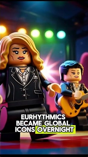 Eurythmics Cinematic Biography in LEGO Minifigure Style | Annie Lennox & Dave Stewart