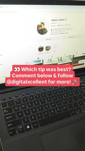 purshottam on Instagram: "Unlock the power of Windows Narrator with this simple shortcut: Press Windows key + Ctrl + Enter to instantly start or stop the built-in screen reader for seamless accessibility. Perfect for quick navigation without a mouse—ideal for productivity boosts in your daily workflow. Follow DigitalXcellent for more Windows tricks, shortcuts, and optimization tips to level up your tech game! 🚀 #WindowsTips #computer"