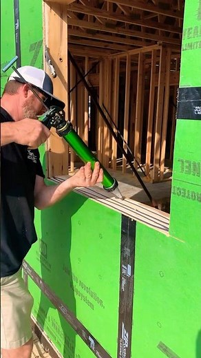 The PERFECT window flashing PREP #newconstruction #windows #perfection