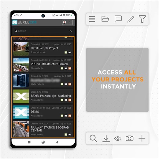 BEXEL CDE - Mobile Application