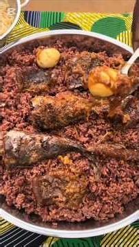 African Street Food Cooking 😱 Beans Rice with Fish & Eggs | Village Food Process 🔥| #shortfeed