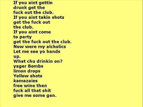 LMFAO feat. Lil Jon - Shots lyrics