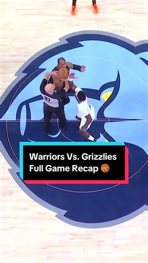 Quick rewind ⏮️. Full recap. Here’s everything from tonight @warriors vs. @memgrizz 🏀 #NBA #Basktball #Warriors #GSW #Grizzlies