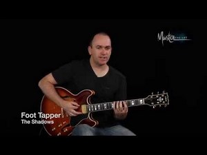 Foot Tapper by The Shadows guitar riff teaching by Peter Howlett. Difficulty level 5/10