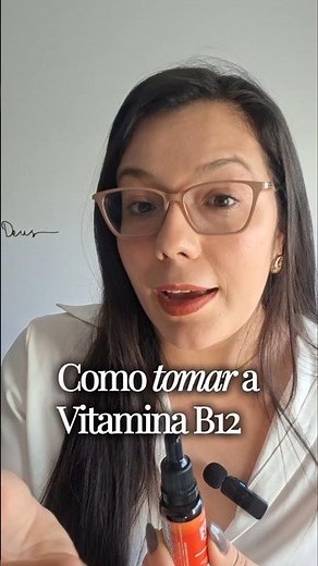 Como tomar a Vitamina B12 #saude #vitaminab12 #Metilcobalamina