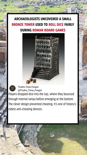 A Roman Dice Tower Was Found Exactly Where Gamblers Left It