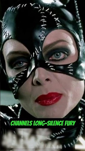 The genius behind Catwoman's transformation from victim to avenger #batman #michellePfeiffer