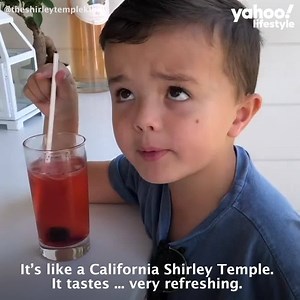 Meet the Shirley Temple King! 🍒 This little boy has an Instagram page dedicated to ranking Shirley Temples. 😂❤️ | Yahoo