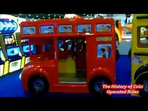 2010s Falgas Coin Operated Bus Kiddie Ride - London Bus V2