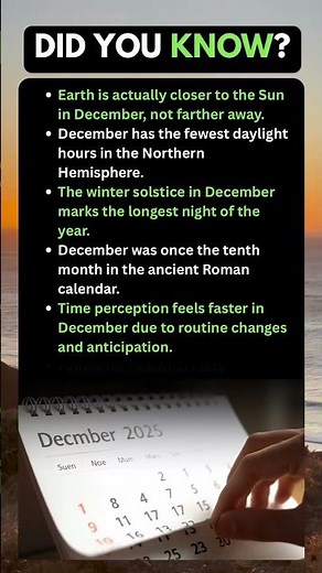 Why December Feels So Different